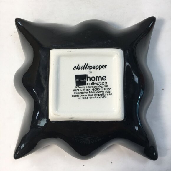 Home Collection Chilli Pepper Chip & Dip 11.5 " Serving Bowl Platter - Picture 8 of 11